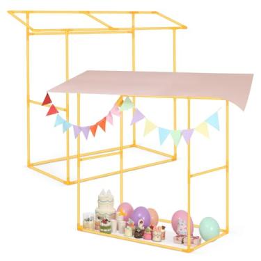 Imagem de Amyhill Conjunto de base de barraca de mesa para banquete havaiano sorvete mesa cabine dia formatura festa evento verão lanche tema cena carnaval decoração