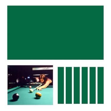 Imagem de Mesa De Bilhar De Feltro Com 6 Bordas De Tecido Resistente Ao Desgaste, Toalhas De Mesa De Bilhar De 9 Pés Para Hotéis, Clubes, Salas De Jogos(Green)