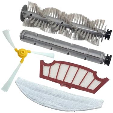 Imagem de KIT ESCOVAS CENTRAL LATERAL FILTRO MOP COMPATÍVEL COM ROBÔ ASPIRADOR HOUSEKEEPER PRO E MULTILASER ORION HO042