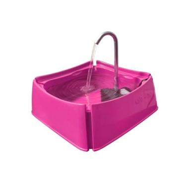 Imagem de Bebedouro Fonte de Agua p/Gato Caes Little 1 Litro Mecpet (Rosa, 1 Litro)
