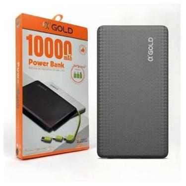 Imagem de Carregador Portátil Power Bank AGOLD 10000 mah com adaptador type-c ip