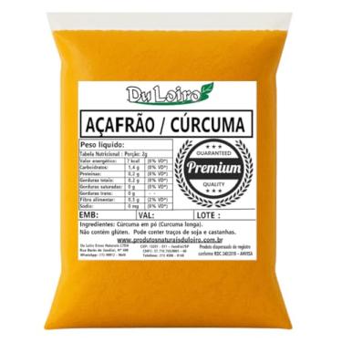 Imagem de Açafrão - Curcuma 100% Pura 1kg