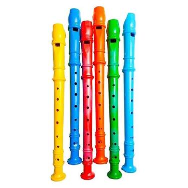 Imagem de Flauta Doce Infantil Sortida Musical Brinquedo Unidade - Gen