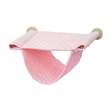 Imagem de predolo Cama de verão para hamster, cama suspensa para porquinhos-da-índia, rede para pequenos animais, hamster, pássaros, furão, esquilo, descanso, Rosa