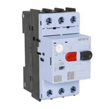 Imagem de Disjuntor 0,16A a 0,25A Motor Weg MPW Tripolar MPW18