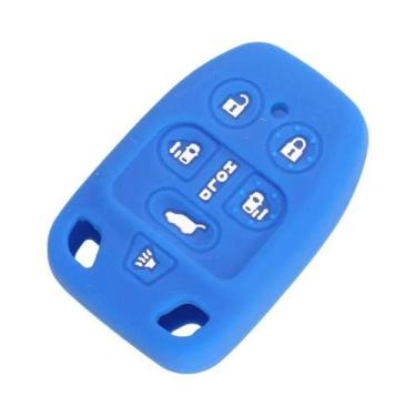 Imagem de Jingyuqin 6B Capa de silicone para chave remota de carro para estilo H