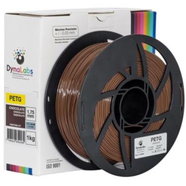 Imagem de Filamento Impressora 3d Petg Dynalabs 1.75mm 1kg Cor Chocolate