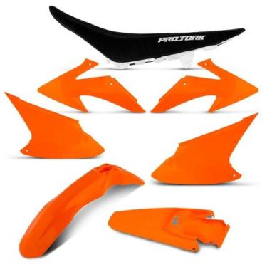 Imagem de Kit Plástico Crf230 + Banco 2008/14 - Pro tork, LARANJA, Único