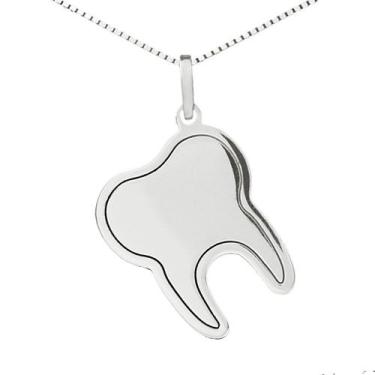 Imagem de Colar Dente Coleção Formatura em Prata 925 - Sam Joias