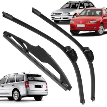 Imagem de Kit Completo 3 Palhetas Limpador Parabrisa Silicone Parati 2001 a 2013