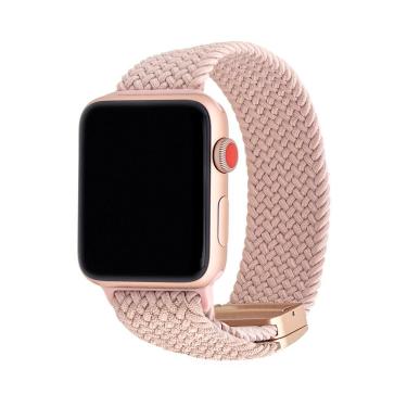 Imagem de Pulseira Tramada Com Fecho Magnético para Apple Watch 38/40/41 mm, Originais iPlace, Nude