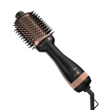 Imagem de Escova Secadora Stylish Keration Brush 3D Bivolt - GA.MA Italy, Preto 