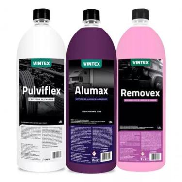 Imagem de Kit Limpeza Extrema Alumax + Pulviflex 1,5l Vonixx + Removex