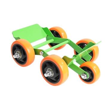 Imagem de Generic Ferramenta de movimentação de pneu furado com 5 rodas, rolo de emergência para reboque de motocicleta, para bicicleta elétrica e motocicleta, Verde