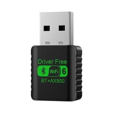 Imagem de Adaptador Dongle USB WiFi6 Bluetooth 54 Dual Band 24G 5G AX900 Recepto