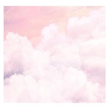 Imagem de Papel de Parede Adesivo Infantil Céu Rosa Bebe Quarto Menina - 595pcp 