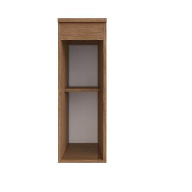 Imagem de Nicho Inferior Athena 20cm 1 Prateleira Resistente - Casajá, FREIJO