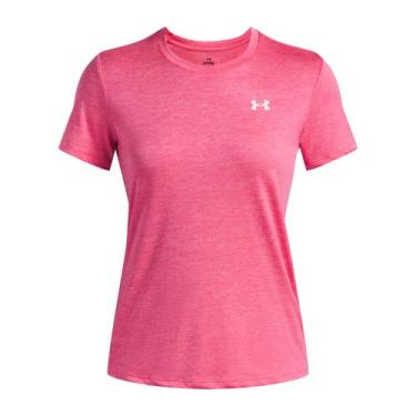 Imagem de Camiseta de Treino Under Armour Tech Twist Feminina, Rosa, G