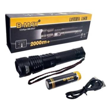 Imagem de Lanterna tática Militar Original B-max 8537 Laser Sabre De Luz Zoom 2k