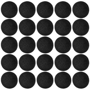 Imagem de VOSAREA 20 peças de adereços para vestir esponja nariz adereço palhaço palhaço esponja substituível buggy a máscara Mini The Plush Cosplay Kit preto