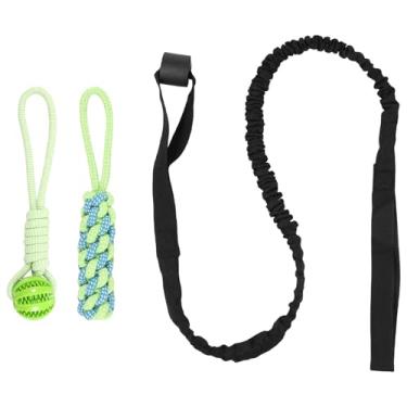 Imagem de 2 peças de brinquedos resistentes para mastigadores agressivos, kit de brinquedos de corda dentária para cães, conjunto de brinquedos de mastigar de algodão indestrutível, brinquedos de corda para