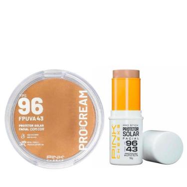 Imagem de Pink Cheeks Kit - Protetor Solar Pro Stick + Pro Cream FPS96, Kit