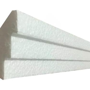 Imagem de kIT Moldura De Isopor 10cm Roda Teto 1 2 4 6 8 10 20 30 40 50mts Metros EPS Sanca 3 Degraus (1 Metro)