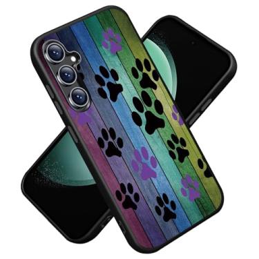 Imagem de ZXHSBROK Capa para Samsung Galaxy S25 FE, silicone fino premium com [forro de microfibra macio antiarranhões] capa protetora à prova de choque para Galaxy S25 FE 5G 6,7 polegadas, placa de madeira