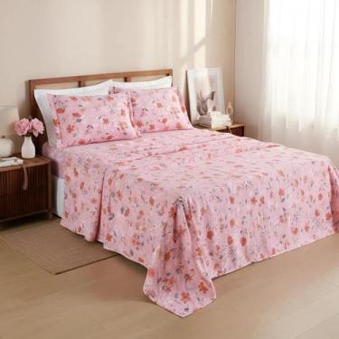 Imagem de Jogo Queen Size Jasmine 400 Fios Premium Conforto Luxo - JM ENXOVAIS, 