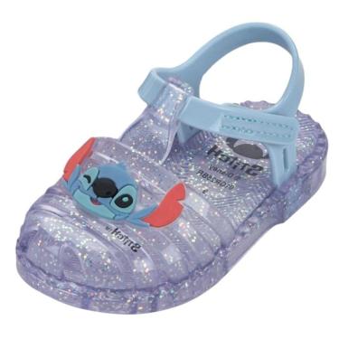 Imagem de Sandalia Infantil Menina Conforto Leve Stitch Duo Disney