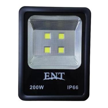 Imagem de Refletor Led ENT 200w 6500k luz Resistente Água IP66