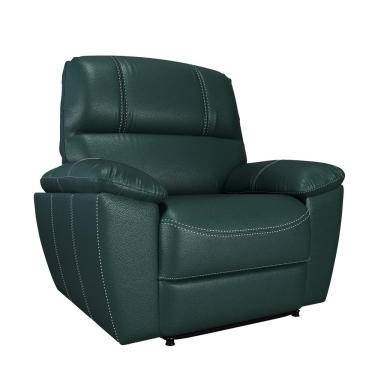 Imagem de Poltrona do Papai Reclinável Elétrica Armênia Power Touch Verde Couro - Gran Belo