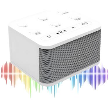 Imagem de Máquina de Ruído para Dormir, 6 Sons com Luz Ambiente Programável, 110v, BIG RED ROOSTER 4332396755, Branco