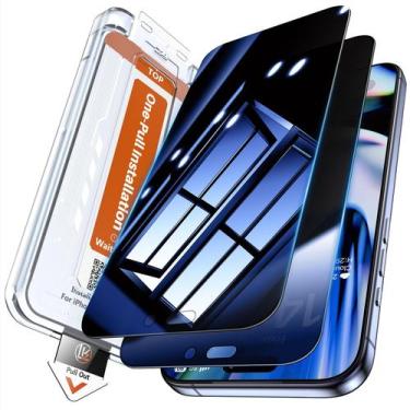 Imagem de Protetor de tela LK iPhone 17 Pro Max Privacy, pacote com 2