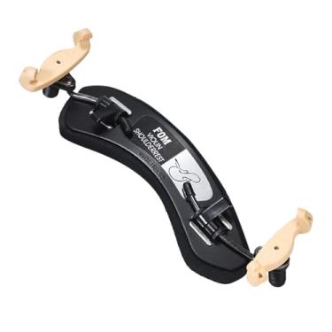 Imagem de Fenteer Apoio de ombro para violino, pés ajustáveis, pés de borracha giratórios, peças leves para violino, suporte de ombro para prática de show ao vivo, 10cm
