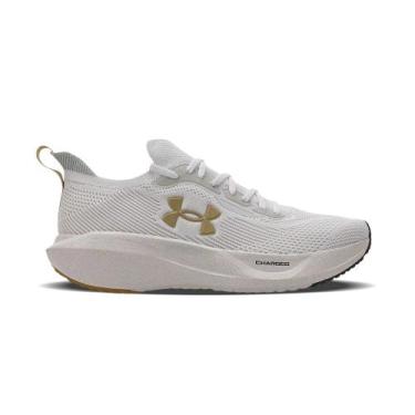 Imagem de Tênis Under Armour Slight 3 SE, 38, Branco, Dourado