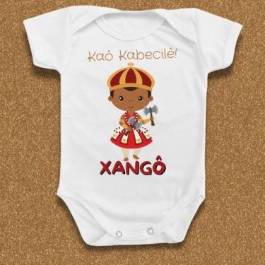 Imagem de Body Roupa Para Bebê Orixás Xango Candomblé Umbanda - Borizinho Baby, 