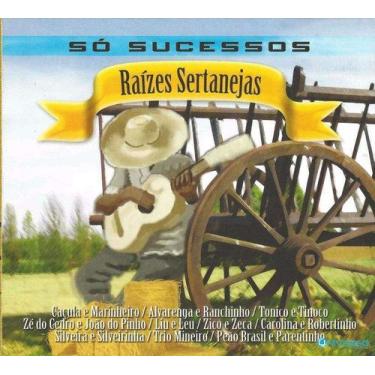 Imagem de CD Raízes Sertanejas Só Sucessos do Sertanejo Raiz Original - TOP DISC