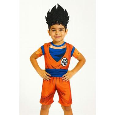 Imagem de Fantasia Infantil Goku C/ Cabelo Envio Imediato ! - SGB MODAS, C, Cabe