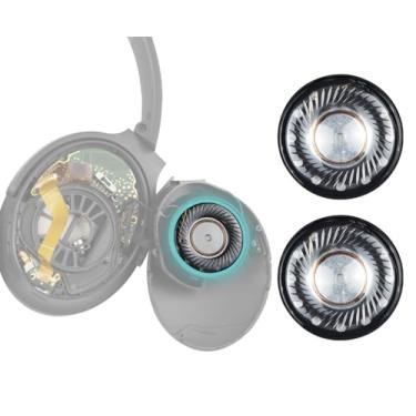 Imagem de SOULWIT Driver de alto-falante de 40 mm 32Ω para QC35/QC45/QC25/QC15/QC2/QC3/AE2/OE2, Studio/2/3/Pro, Solo/2/3/4, Razer Kraken 7.1, AKG K55, Marshall Major II, peça de reposição para reparo de fone de