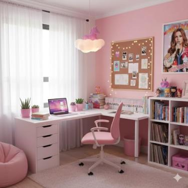 Imagem de Luminaria Suspensa Unicórnio Nuvem Sonho Infantil - Badula Mix