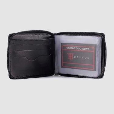 Imagem de Carteira Tom Hill Couro Legitimo Com Fecho Masculina 1707-Masculino