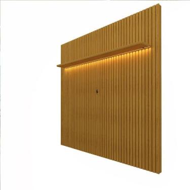 Imagem de Painel Para Tv Até 70 Polegadas Ripado Com Led Naturale - Gelius