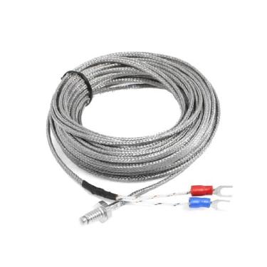 Imagem de uxcell Controlador de temperatura 6 mm Diâmetro K Tipo Termopar Sonda 10M