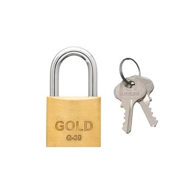 Imagem de Cadeado 30mm Latão Gold Gcc200003