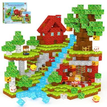 Imagem de Blocos magnéticos ou brinquedos de construção ZBB para crianças de 3 a