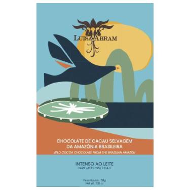 Imagem de Chocolate de Cacau Selvagem da Amazônia Brasileira Luisa Abram 80g