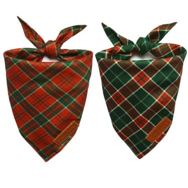 Imagem de Realeaf Bandanas de Natal para cães grandes e GG (GG)