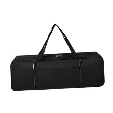 Imagem de BaotyJie Caixa de viagem para teclado MX Mini teclado com alça à prova d'água 47x8.5x18cm Acessório versátil Oxford Fabric Múltiplos bolsos