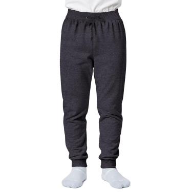 Imagem de Calça Infantil Menino Moletom Flanelada Algodão Ajustável-Masculino